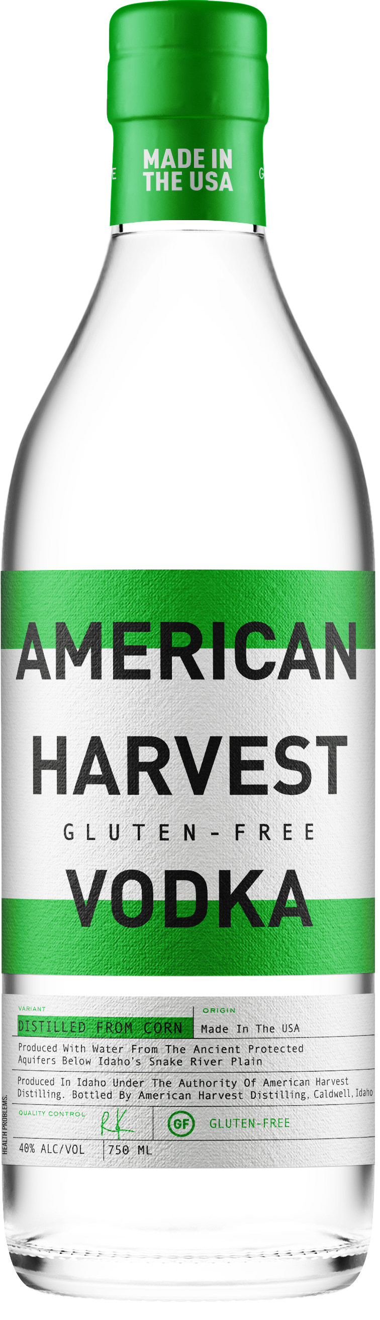 American Harvest Gluten-Free Vodka