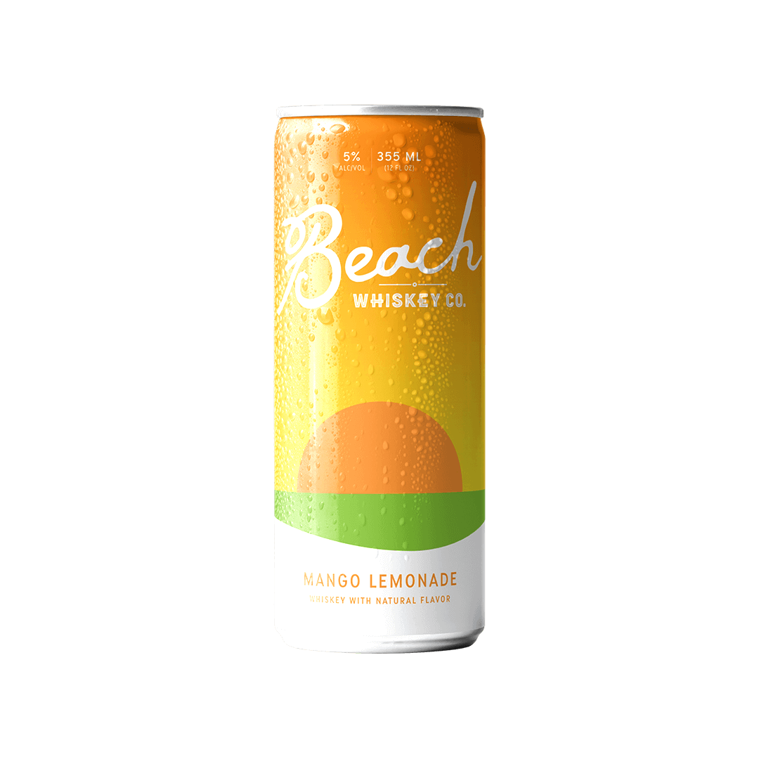 Beach Whiskey Mango Lemonade Can